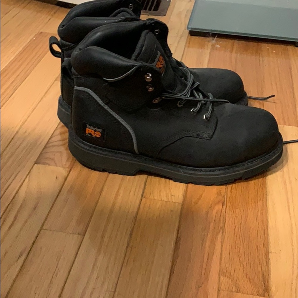 Black Men’s PRO Timberland Boots (Steel Toe)